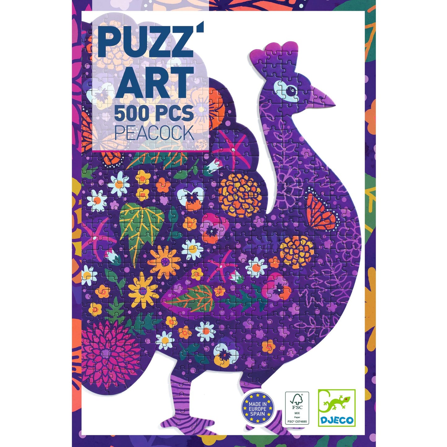 Puzz'Art Peacock - Puzzle 500 pezzi