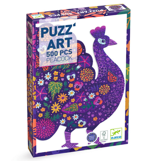 Puzz'Art Peacock - Puzzle 500 pezzi