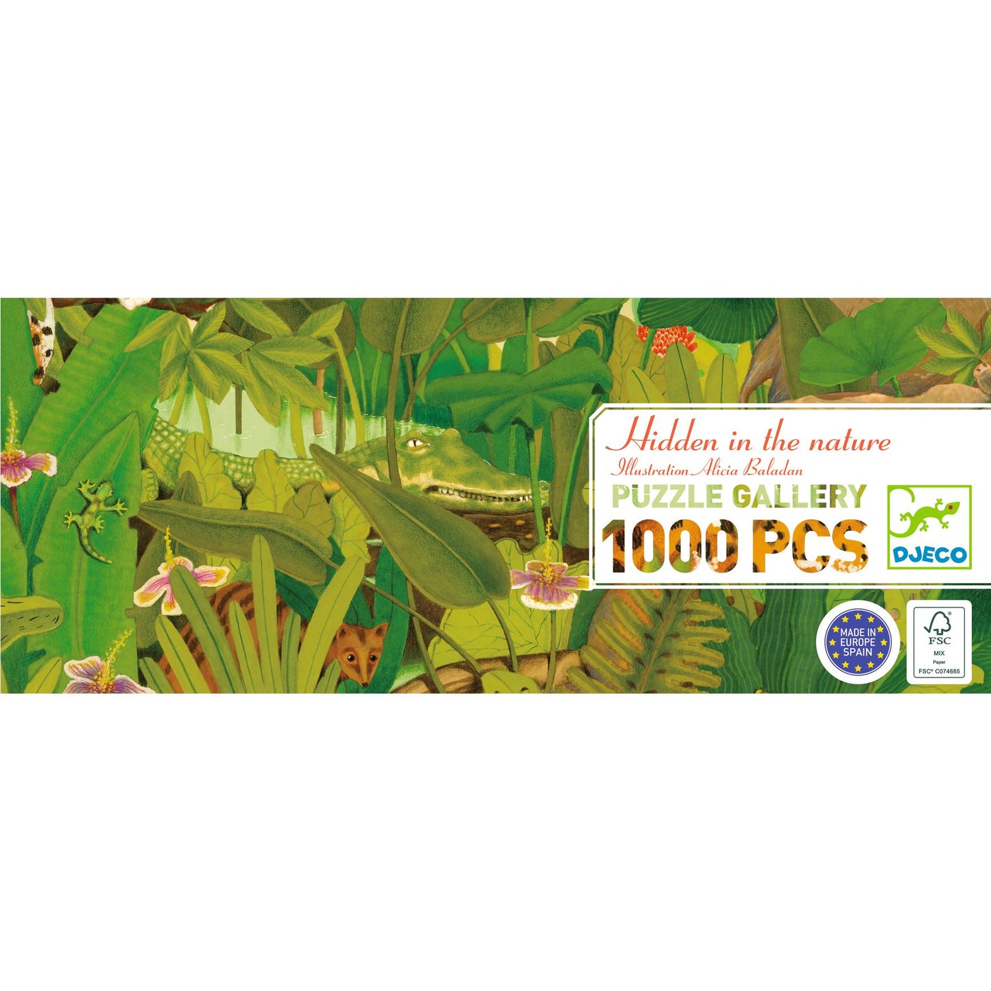 Puzzle Gallery - Hidden in the Nature 1000 pezzi Djeco