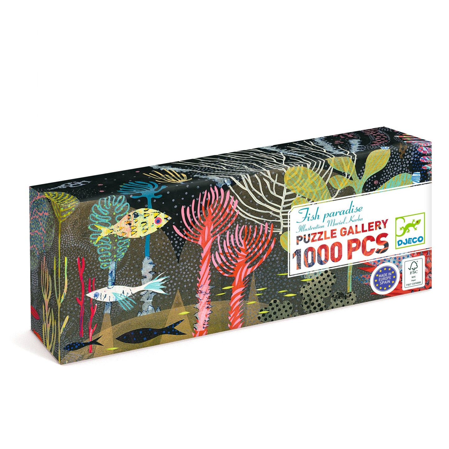 Puzzle Gallery Fish Paradise Djeco 1000 pezzi