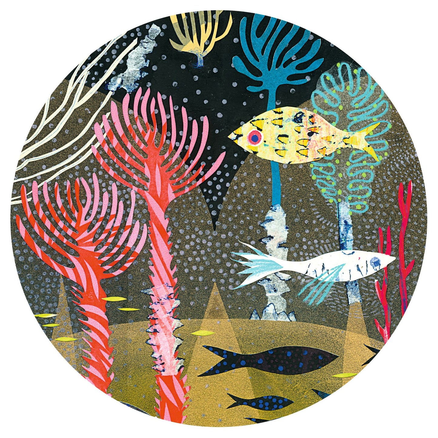 Puzzle Gallery Fish Paradise Djeco alghe