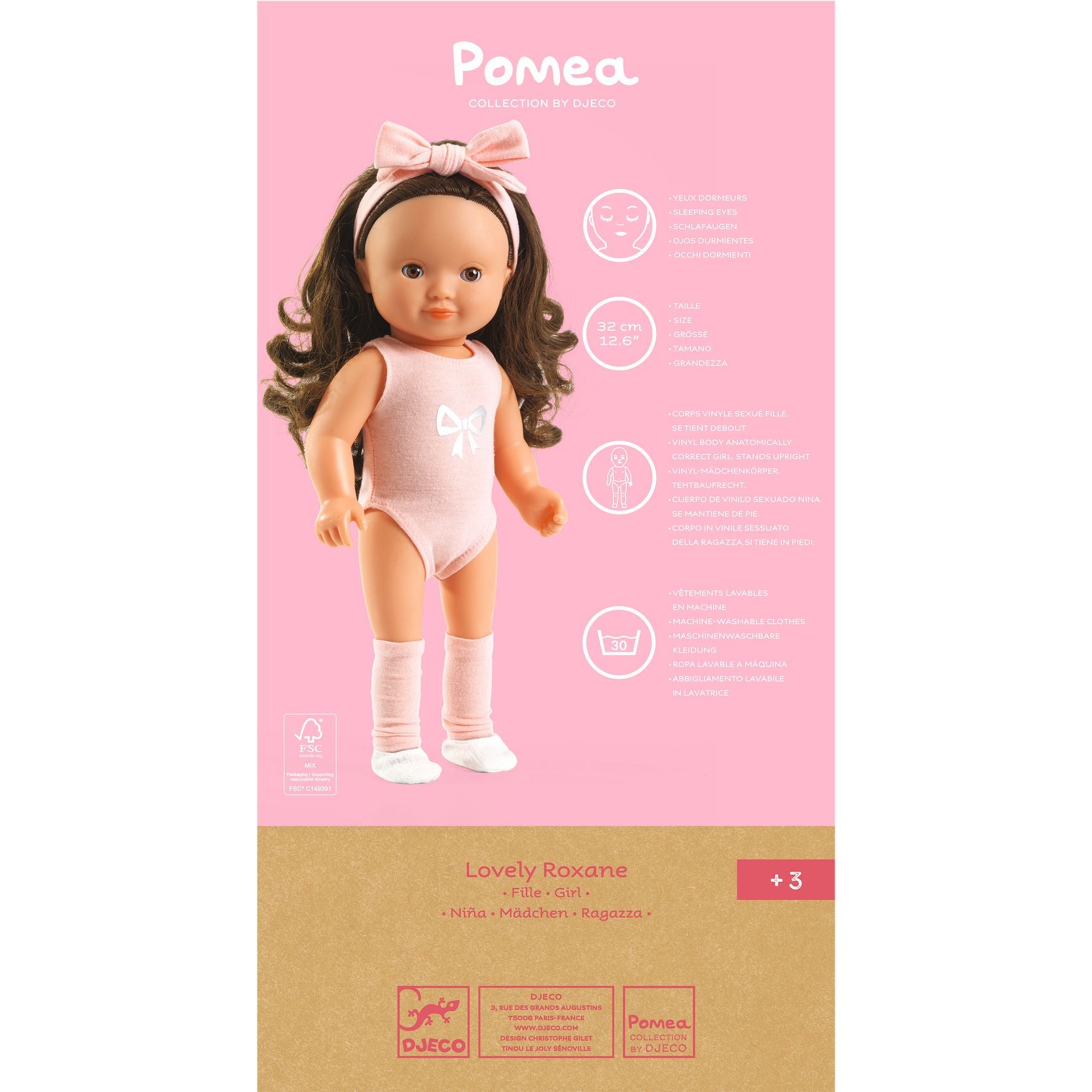 Bambola Pomea Roxane 32 cm Djeco - bambola ballerina