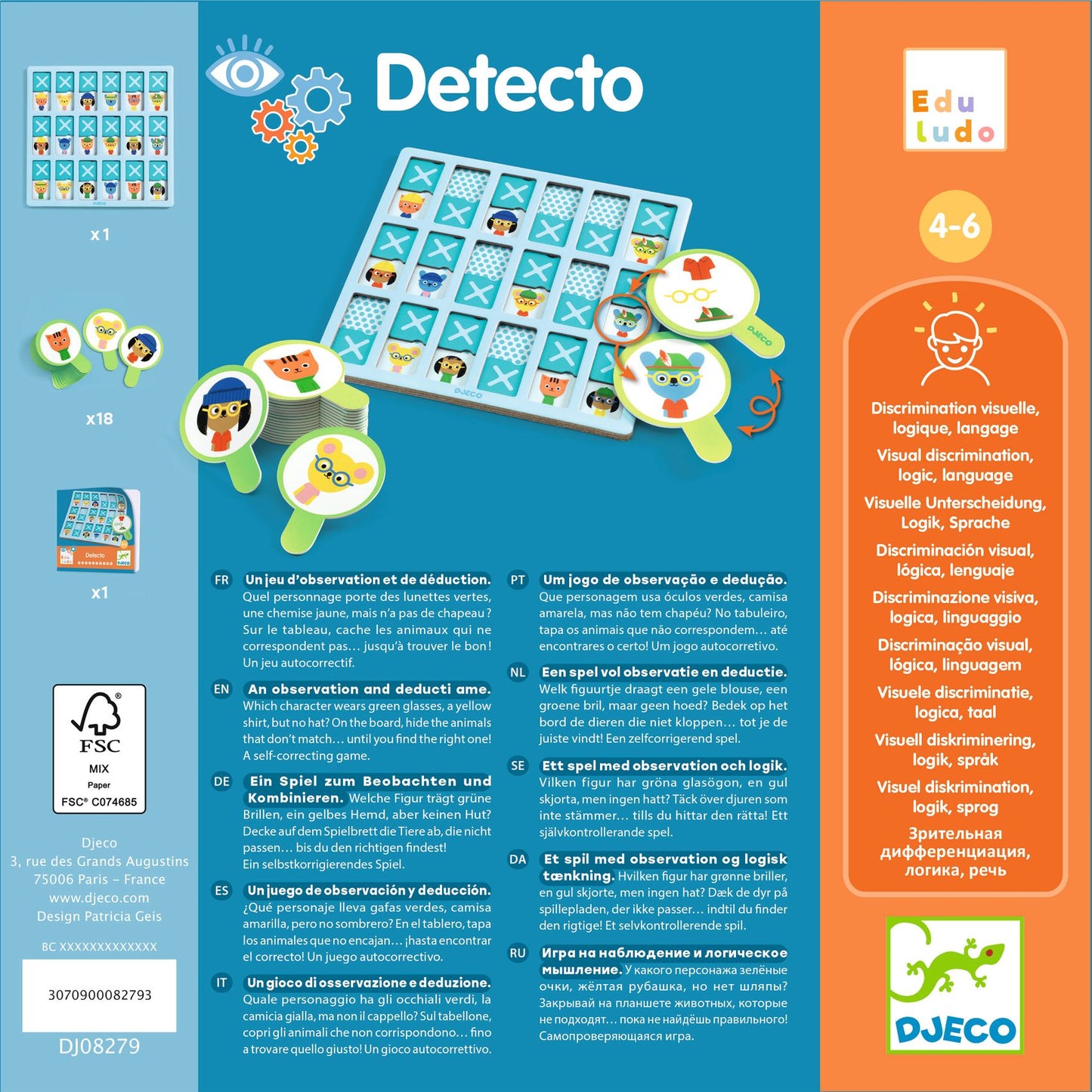 Detecto - retro confezione