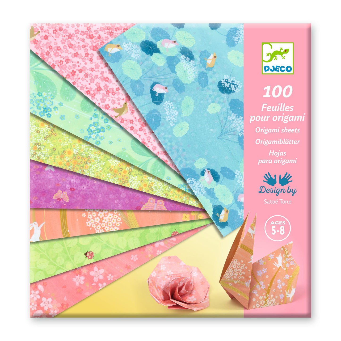 Origami Haru Djeco - carta origami fantasia primaverile