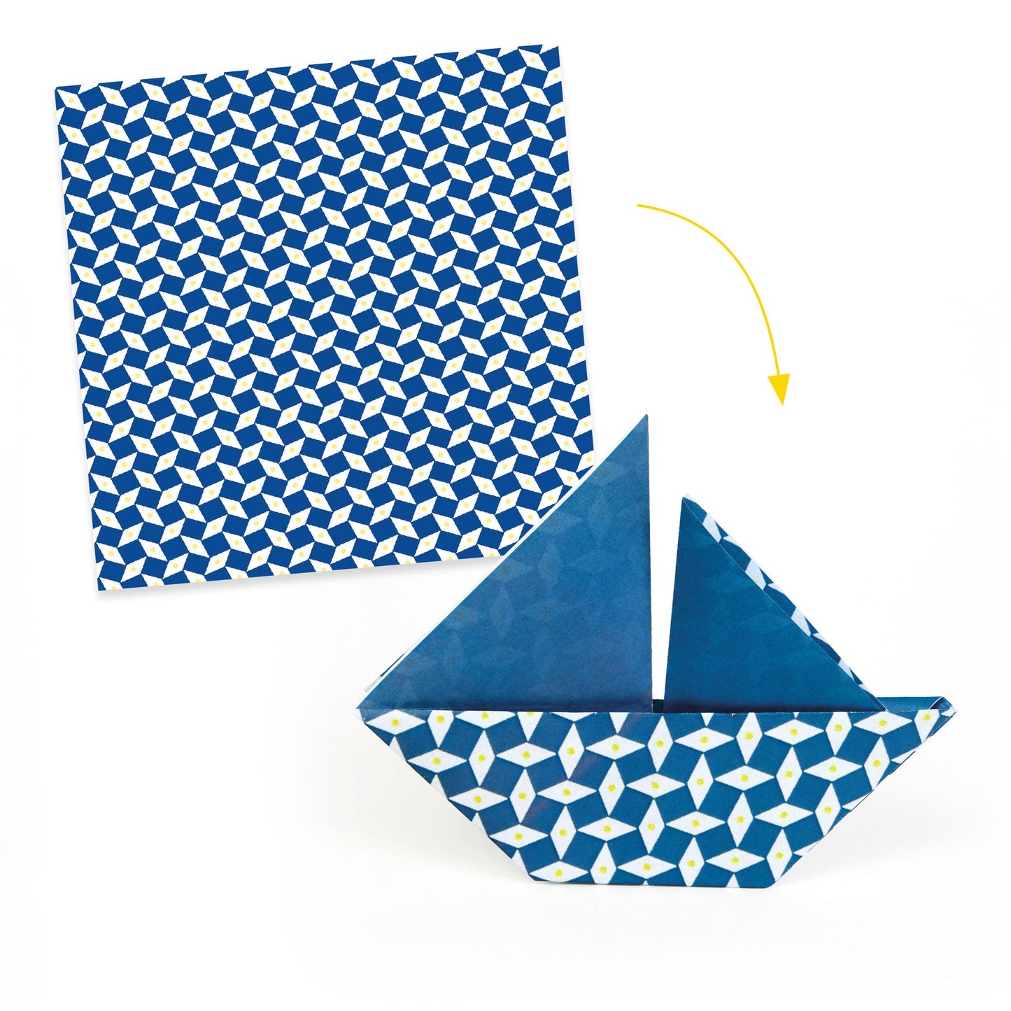 Origami Natsu - dettaglio motivi carta