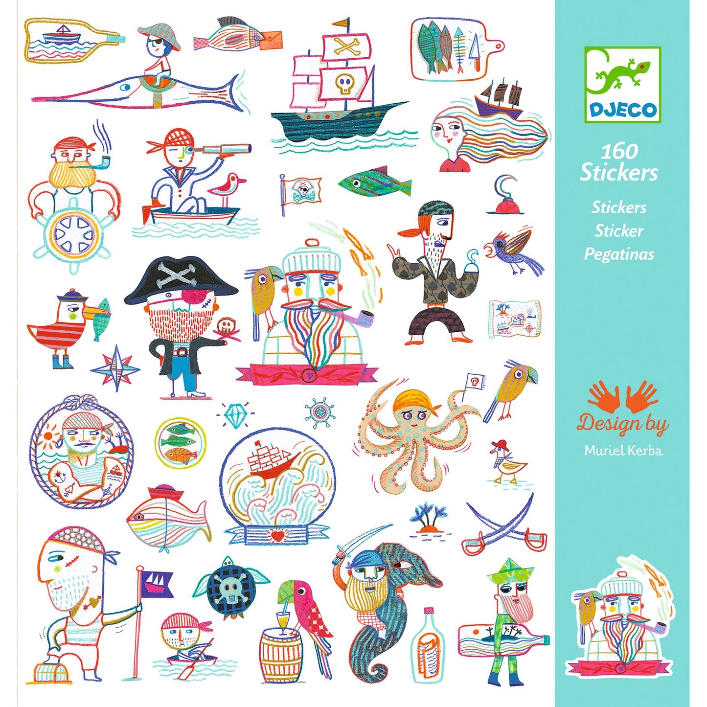 Pirati, all'attacco! Djeco - confezione