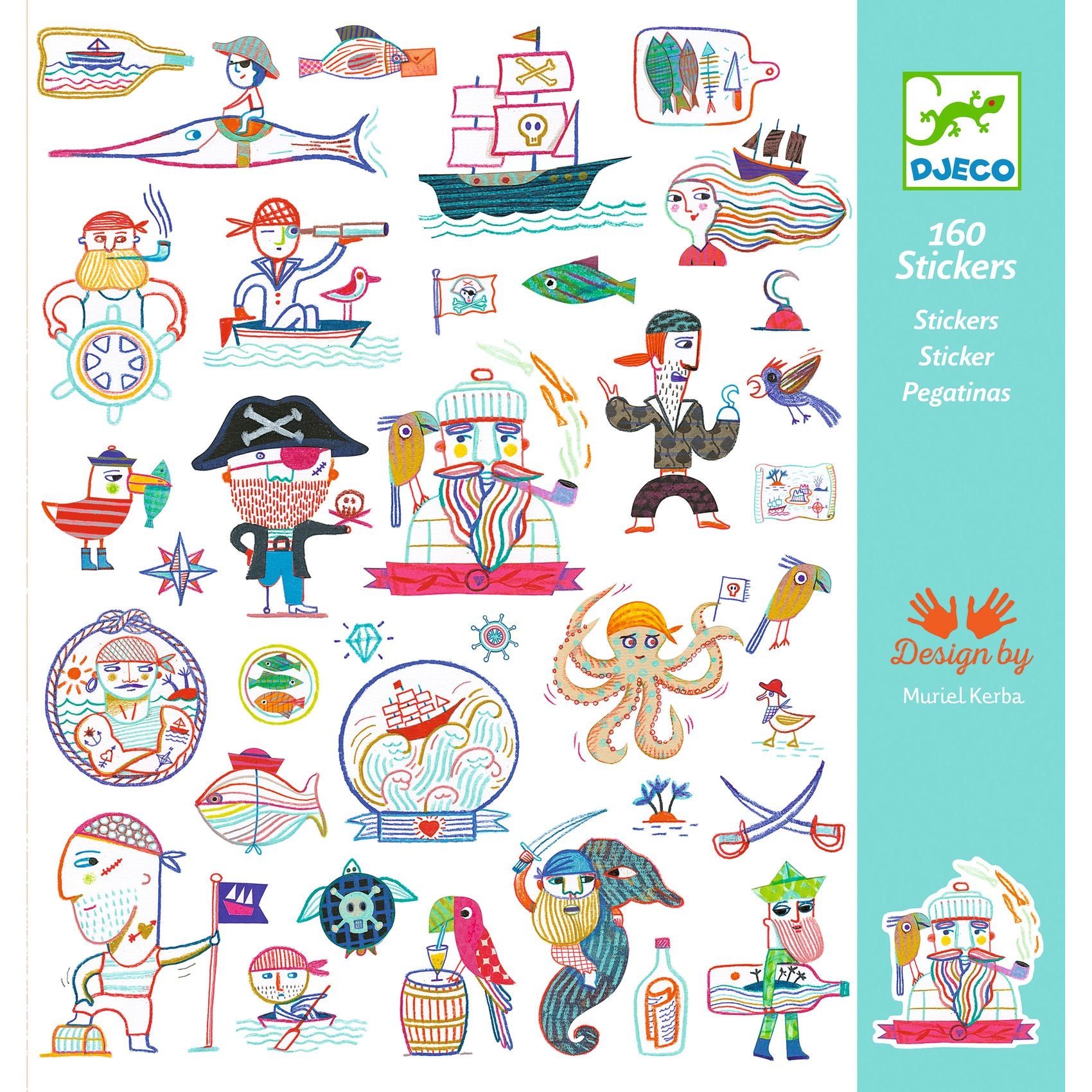 Pirati, all'attacco! Djeco - confezione