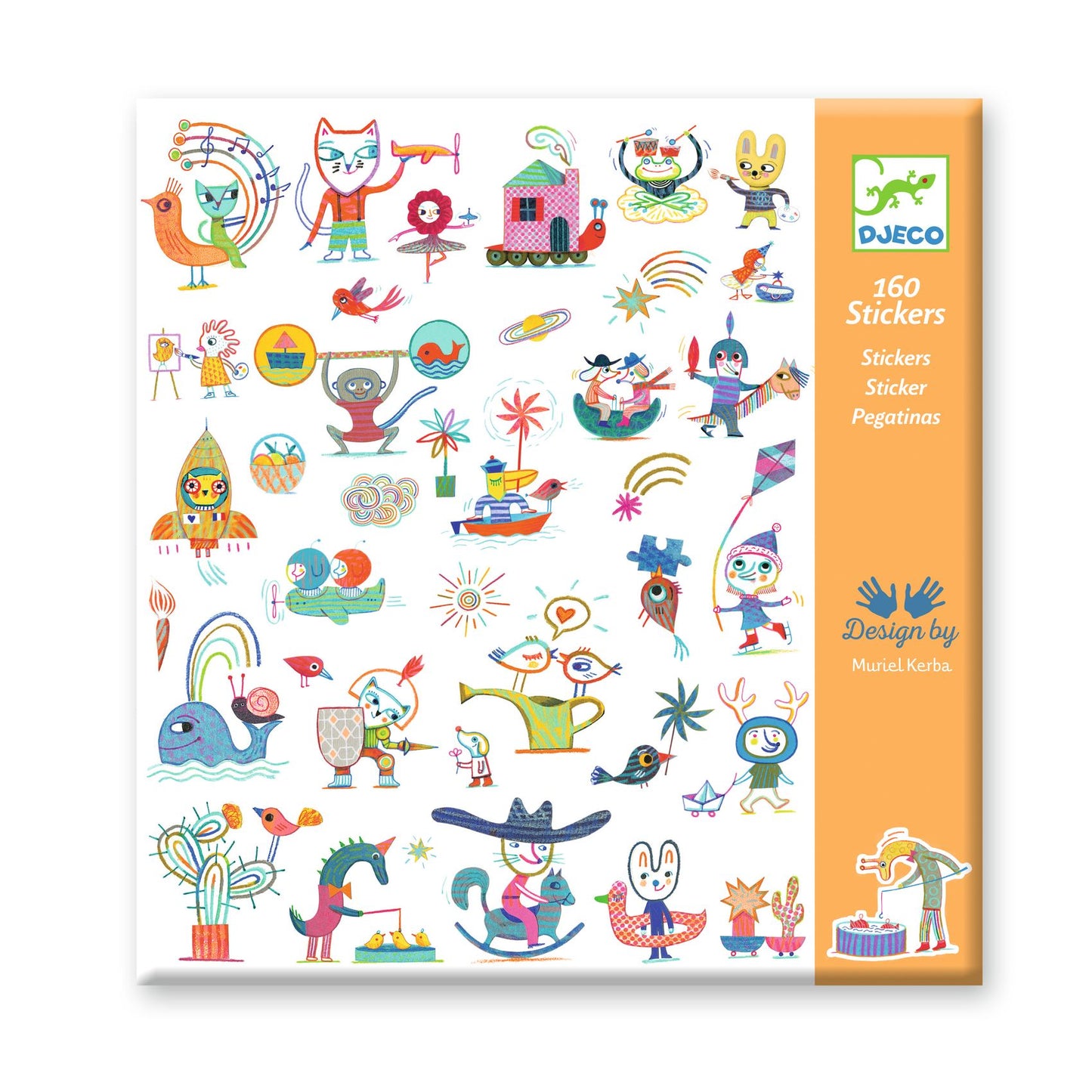 Stickers Gazzetta Djeco - confezione