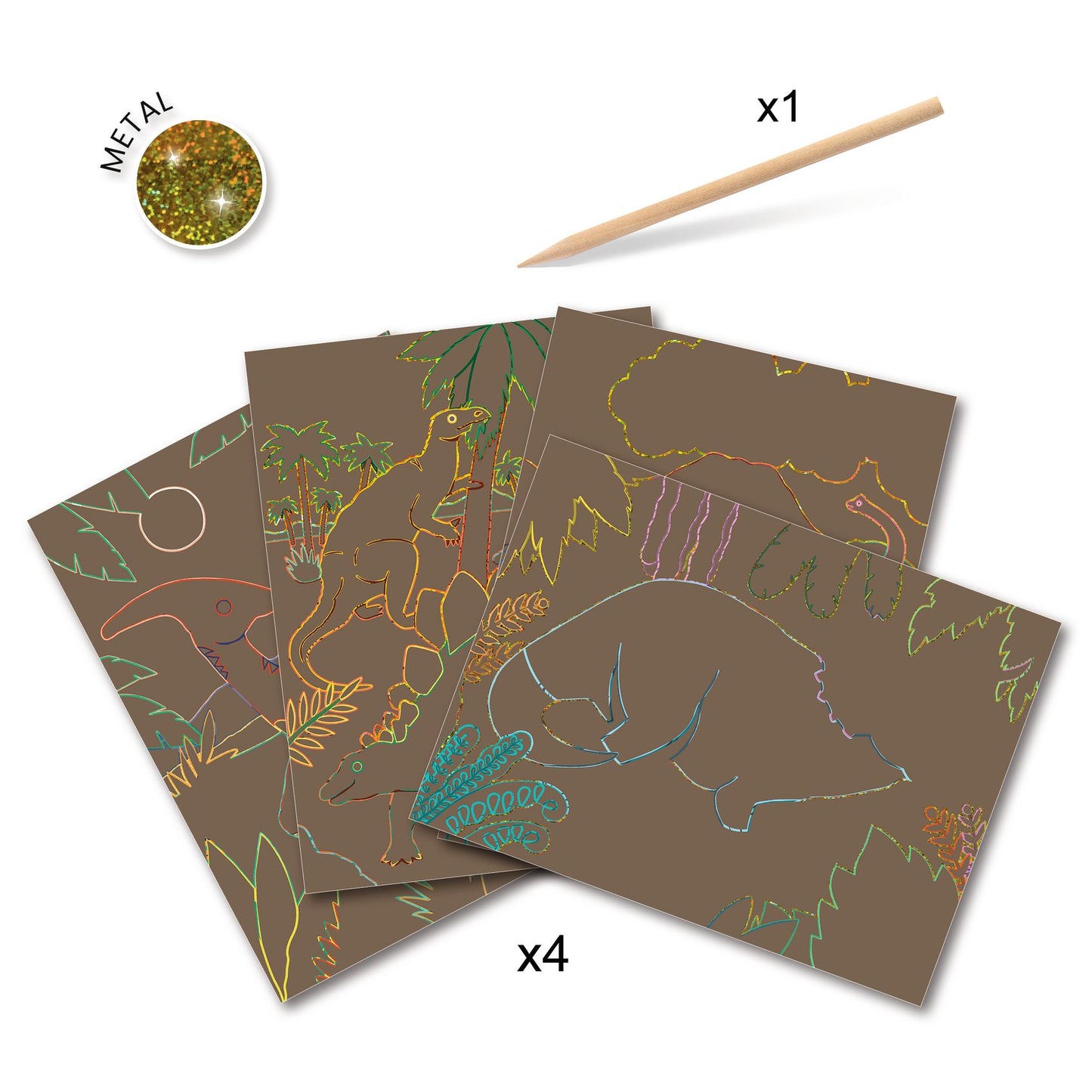 Carte scratch - Dinosauri