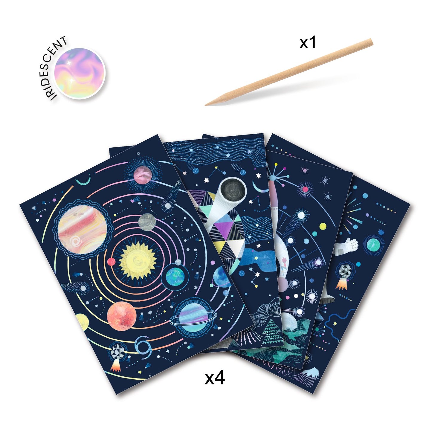 Carte scratch - Missione cosmica