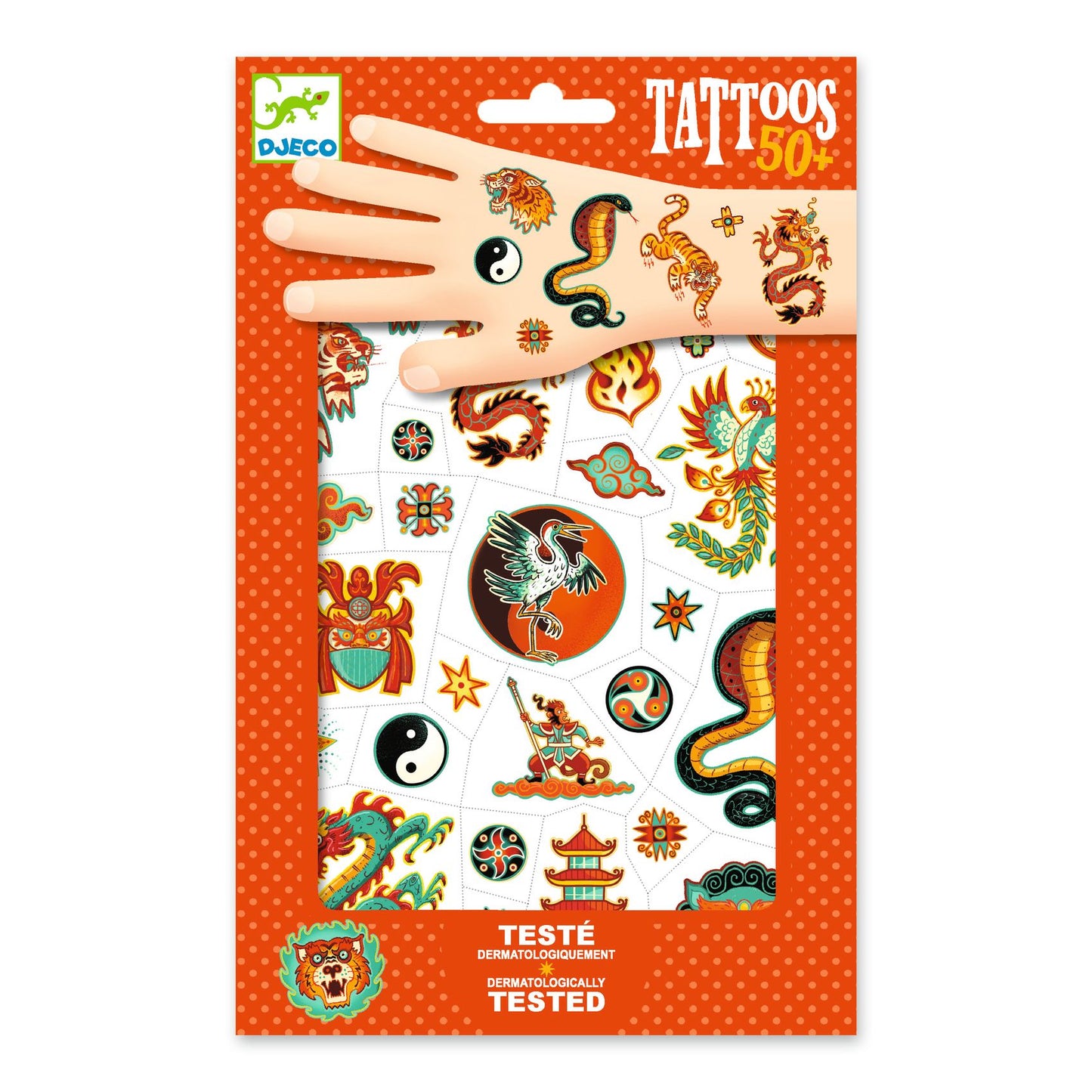 Tatuaggi Martial Spirit Djeco - confezione