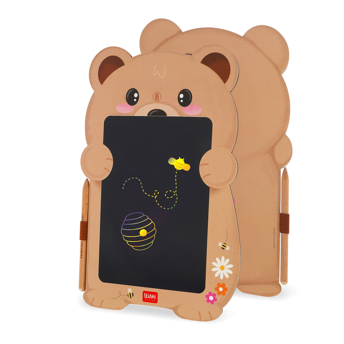 Lavagna LCD Magic Sketch Board Teddy Bear Legami