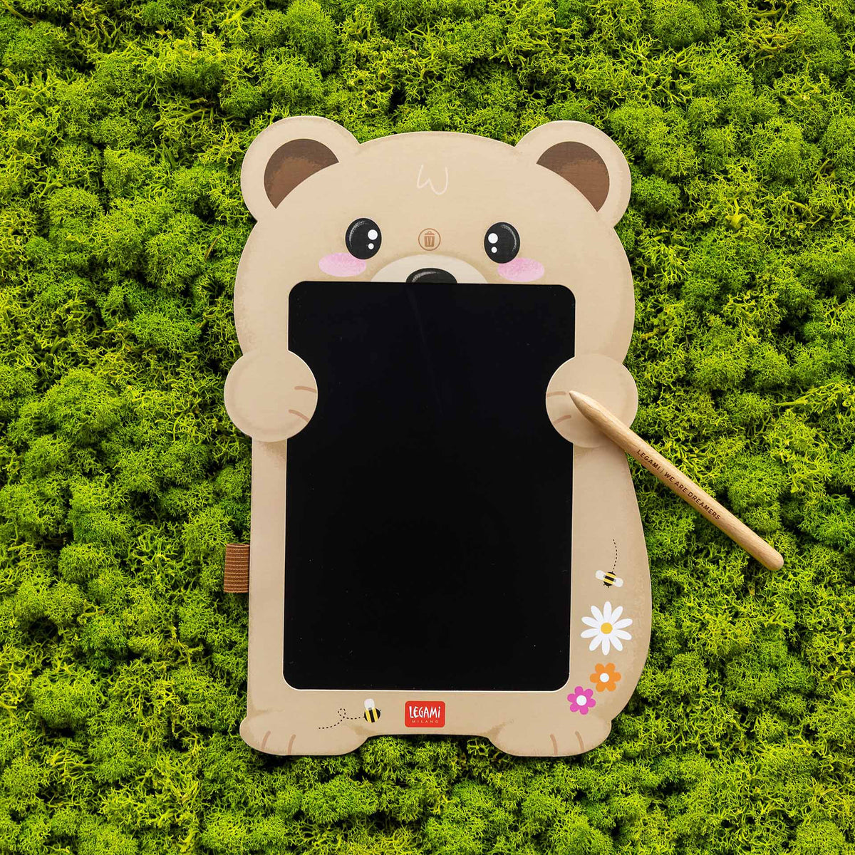 Lavagna LCD Magic Sketch Board Teddy Bear Legami