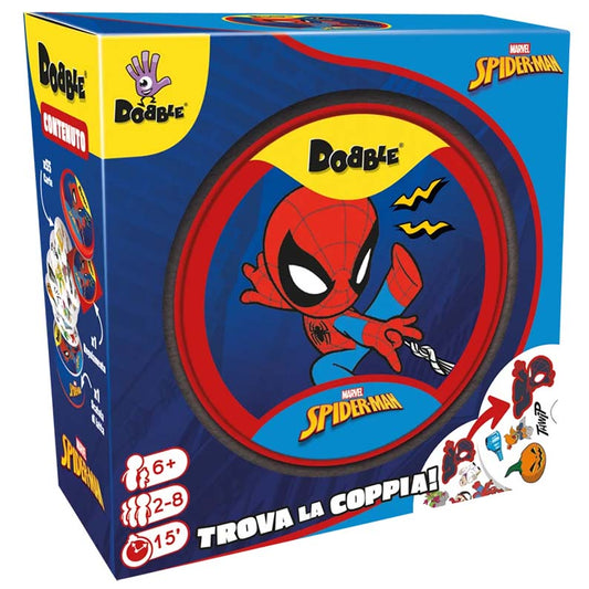 Dobble Spiderman - gioco di carte Asmodee a tema Marvel