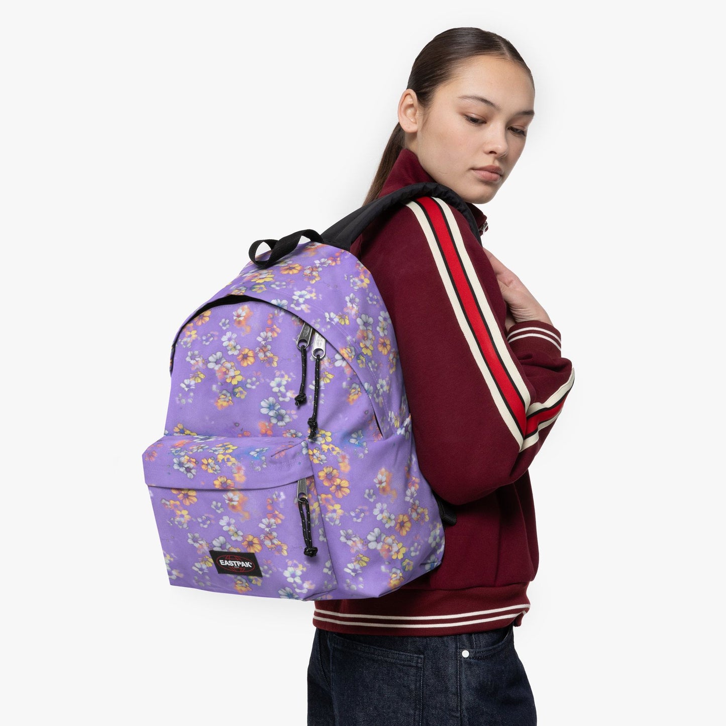 Zaino Eastpak Padded Pak'R - Flora Fade Lilac - Centroscuola
