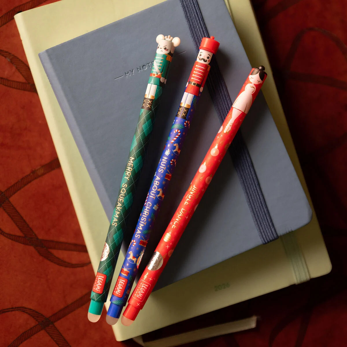 Set di 3 Penne Gel Cancellabili - The Nutcracker - Erasable Pen - Centroscuola