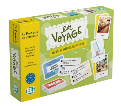 Copertina del gioco Voyage ELI per l'apprendimento del francese di viaggio