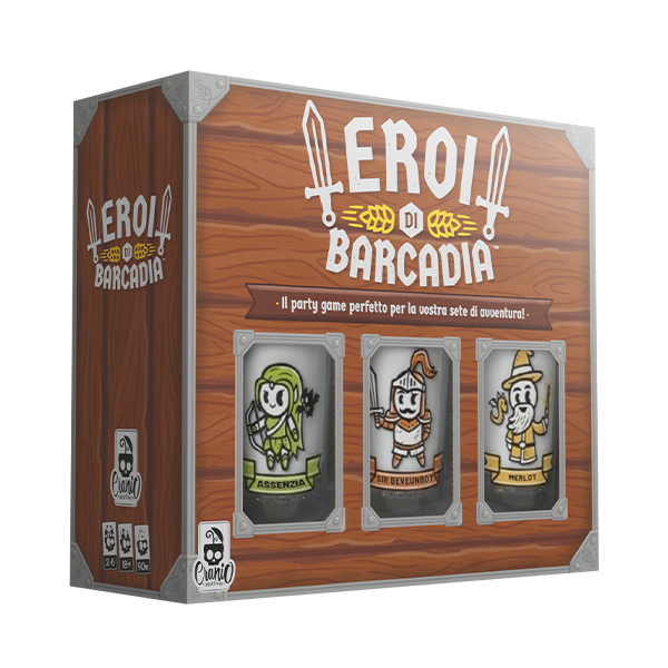 Eroi di Barcadia - scatola party game Cranio Creations