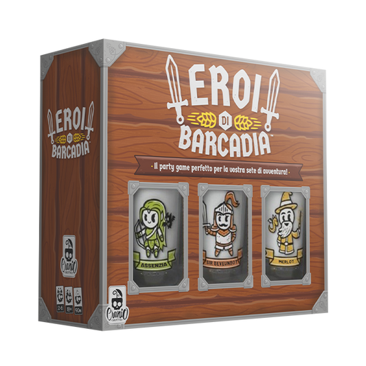 Eroi di Barcadia - scatola party game Cranio Creations