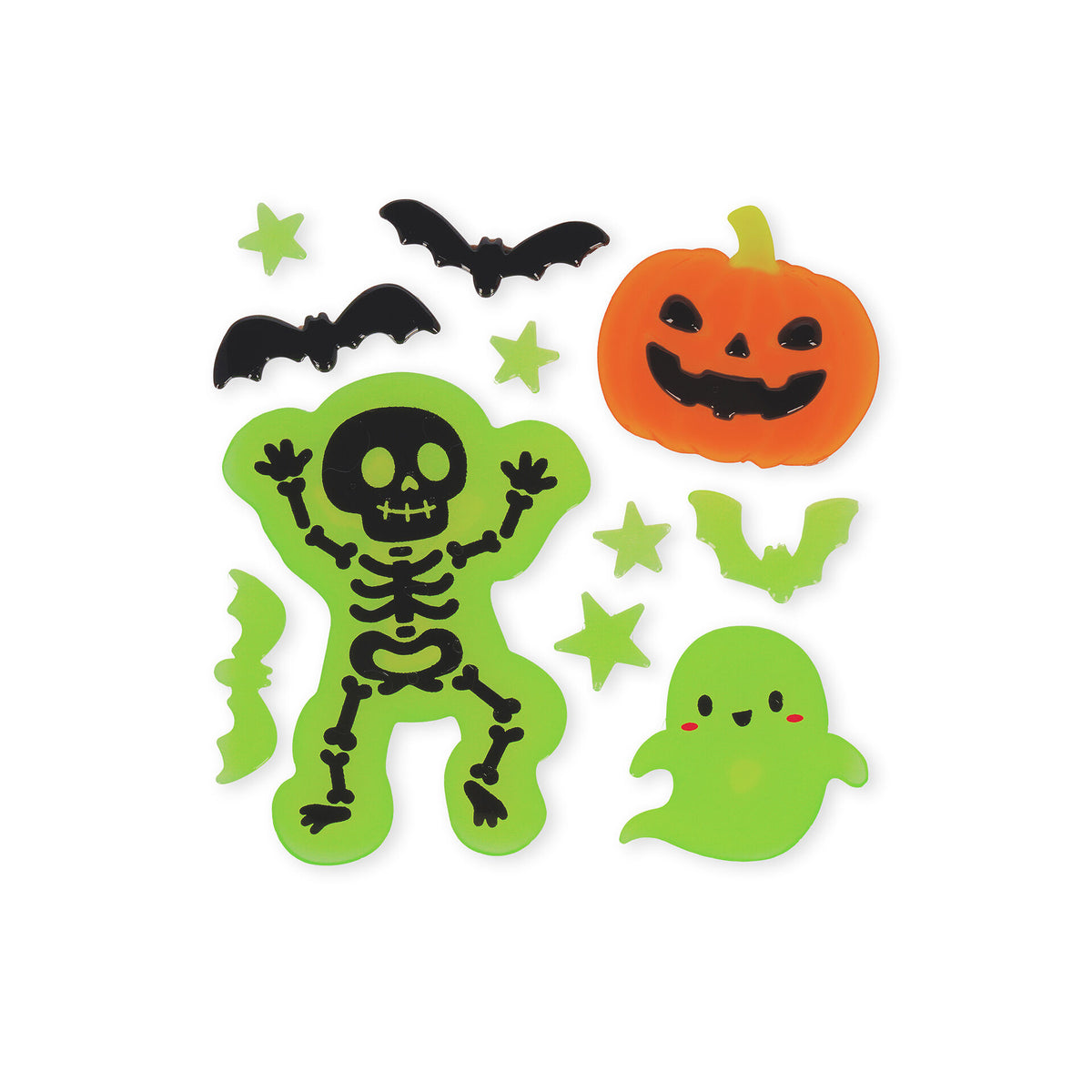 Adesivi in gel per finestra Halloween Windo-Glow scheletro Legami