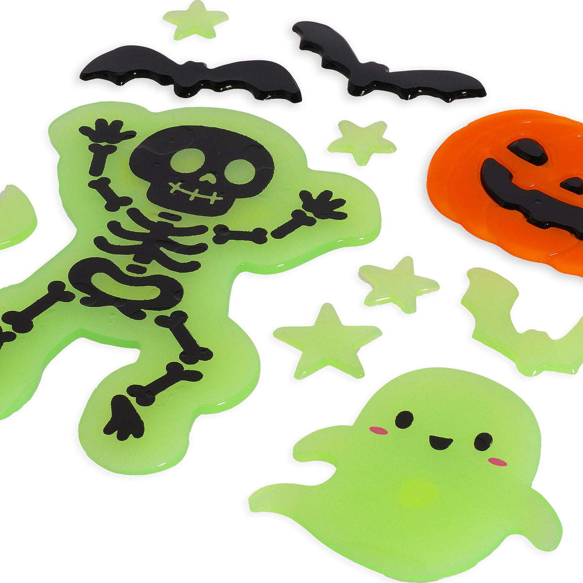 Adesivi in gel per finestra Halloween Windo-Glow scheletro Legami