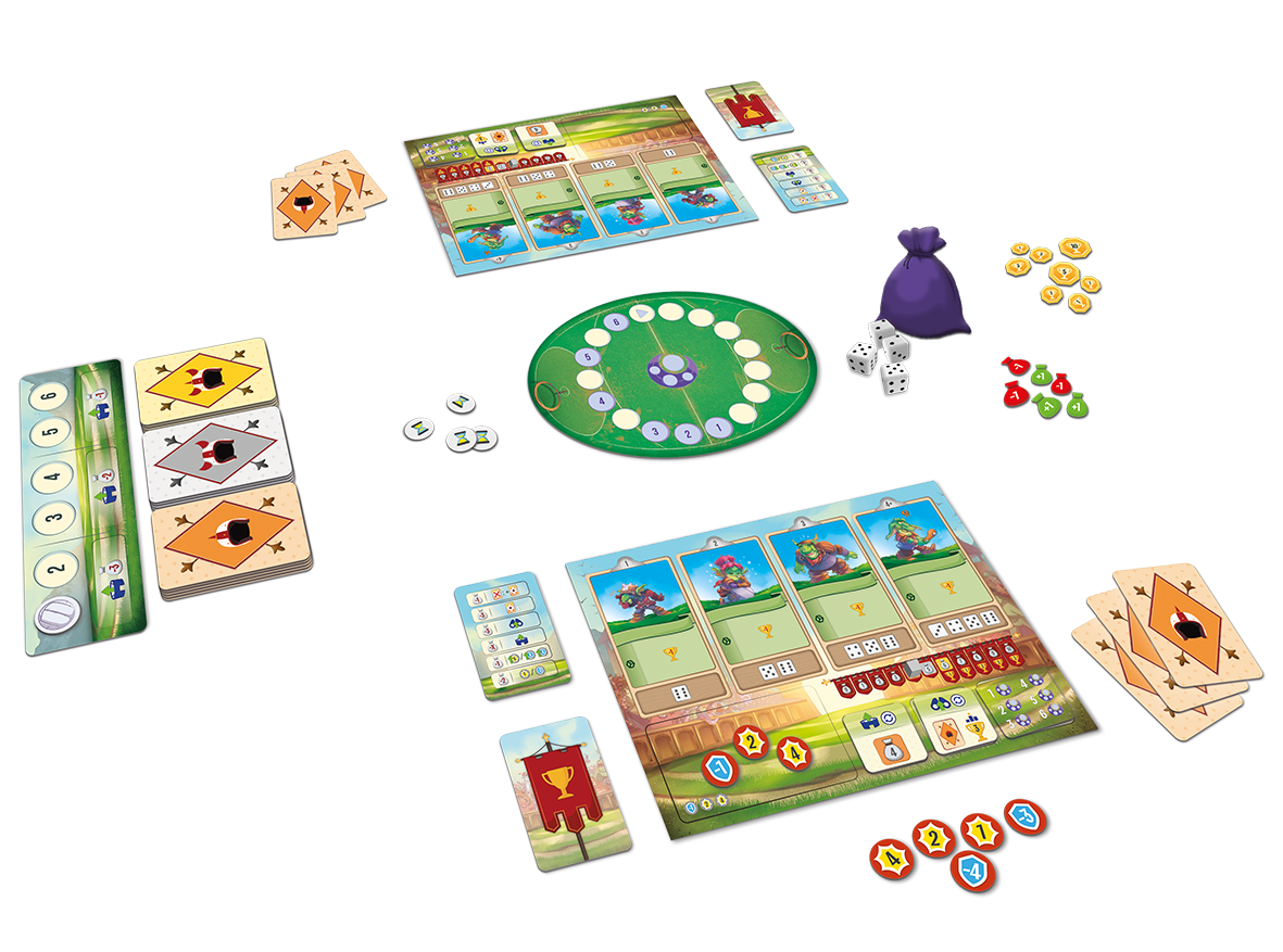 Golden Cup - componenti di gioco Cranio Creations