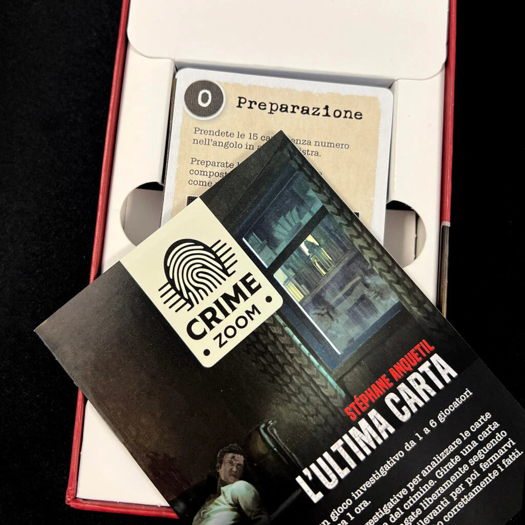 Crime Zoom - L'Ultima Carta - scena del crimine