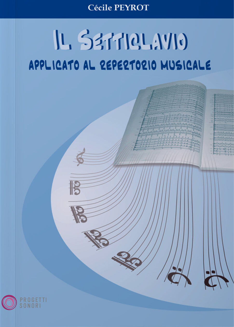 Copertina di Setticlavo applicato al repertorio musicale, di Cécile Peyrot - Progetti Sonori