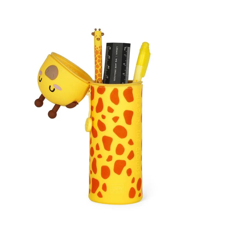 Astuccio Kawaii Giraffa in silicone morbido 2 in 1