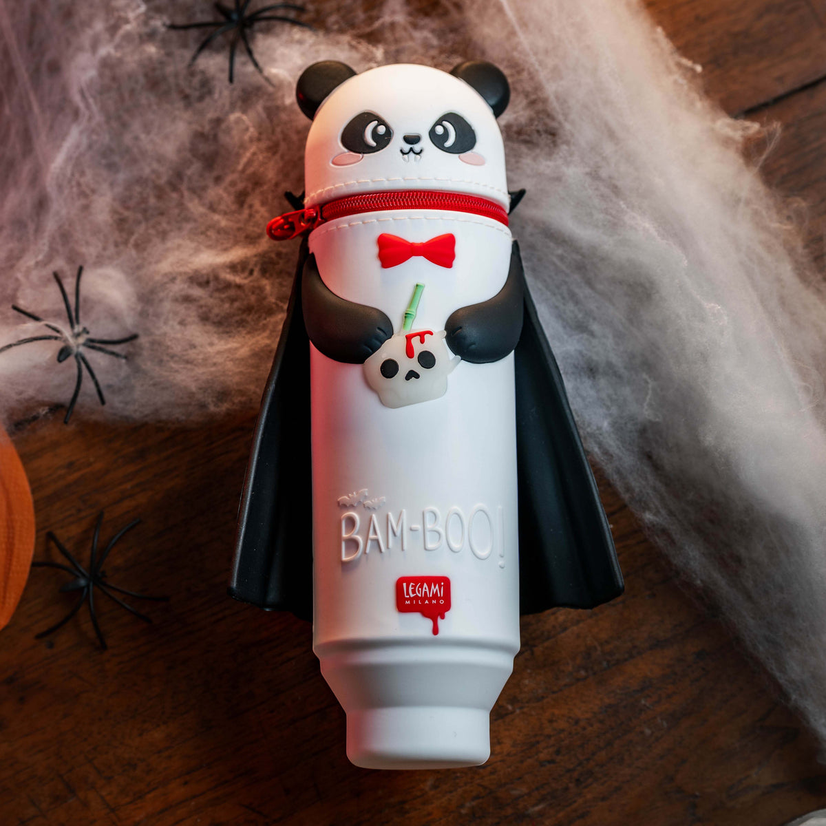 Astuccio 2-in-1 in silicone panda Bam-Boo Halloween Legami