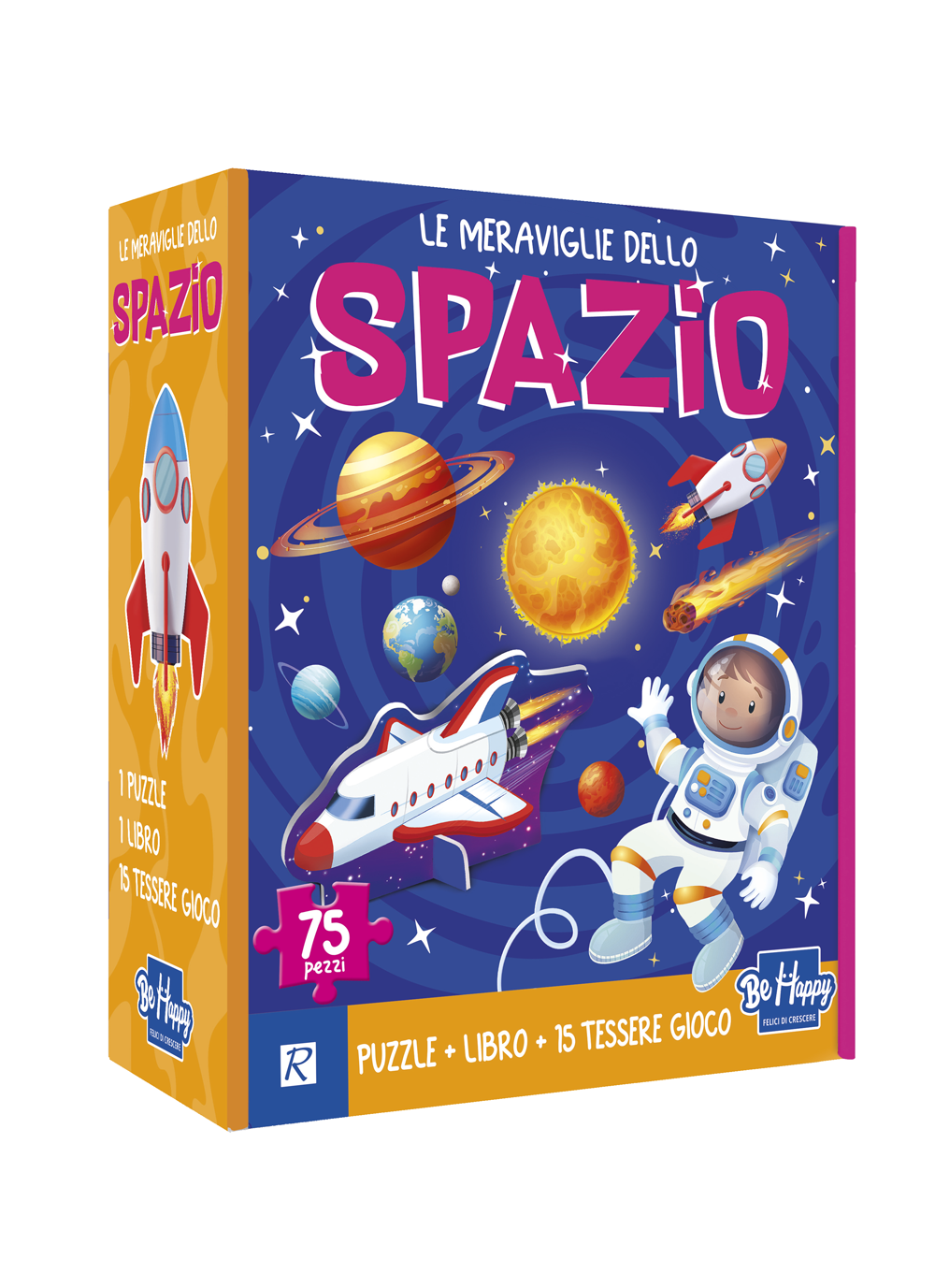 Le meraviglie dello spazio - libro e puzzle - Be Happy Raffaello