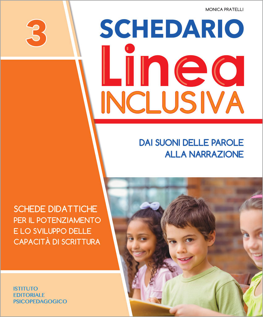 Copertina Schedario Linea Inclusiva 3 - Dai suoni delle parole alla narrazione, Tre Sei Scuola, scuola primaria BES DSA