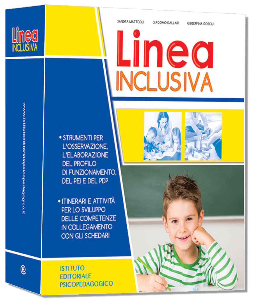 Copertina Linea Inclusiva opera completa - guida didattica con schedari - Tre Sei Scuola