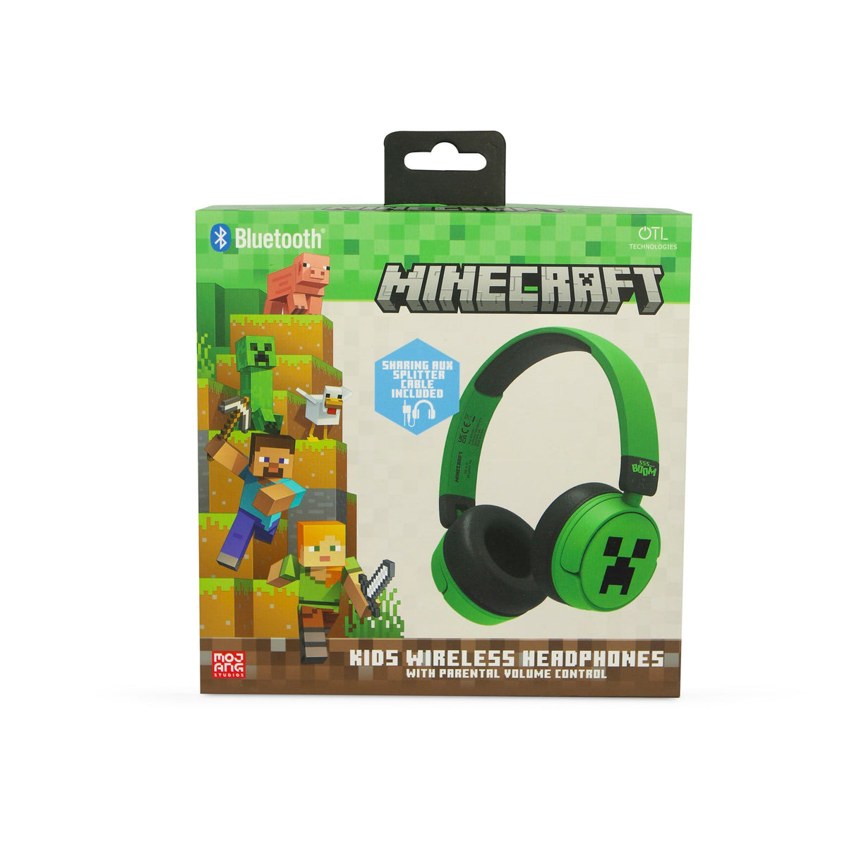 Cuffie wireless per bambini Minecraft Creeper - OTL Technologies