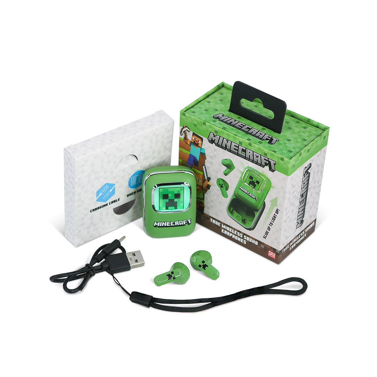 Auricolari wireless Minecraft Creeper TWS Slide - OTL Technologies