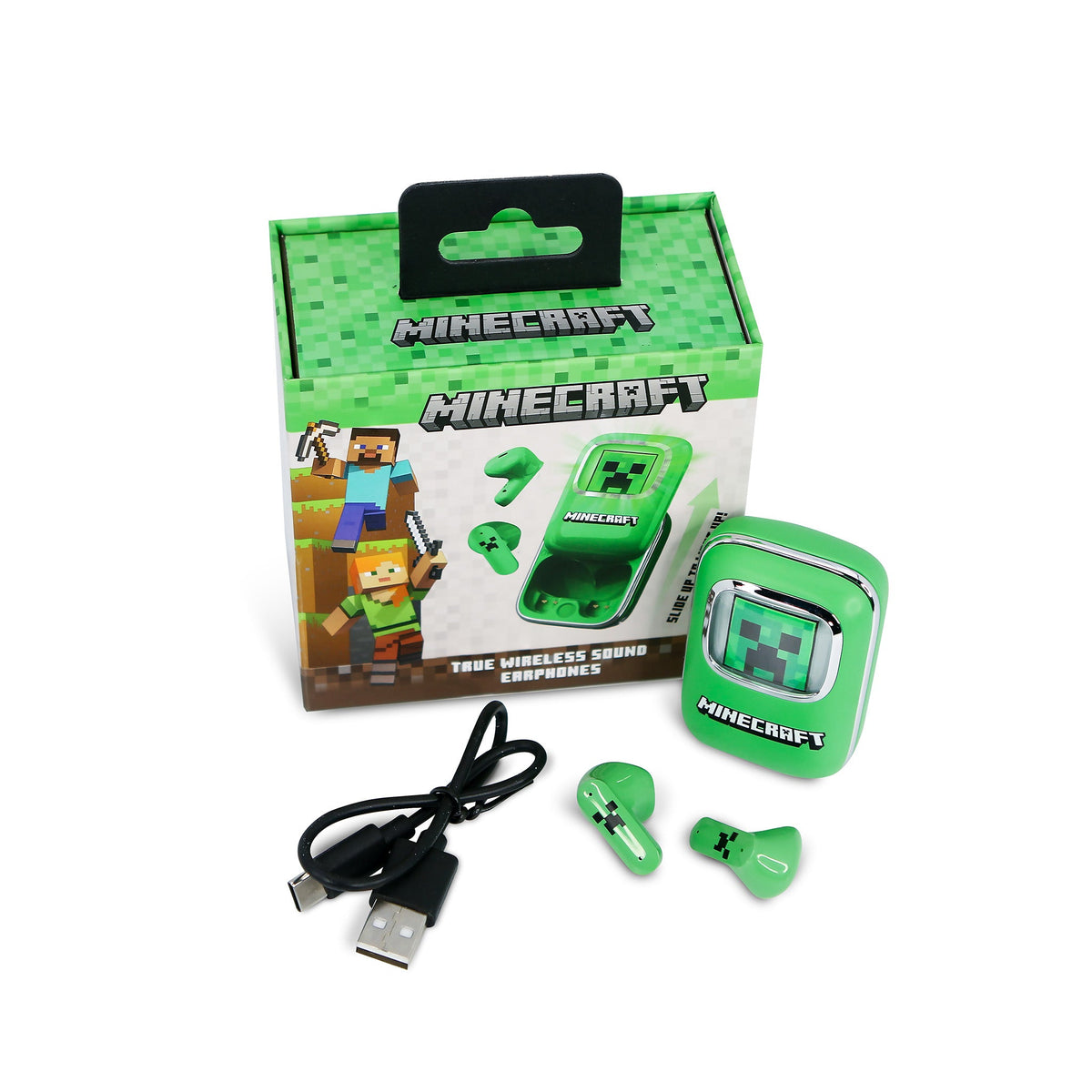 Auricolari wireless Minecraft Creeper TWS Slide - OTL Technologies