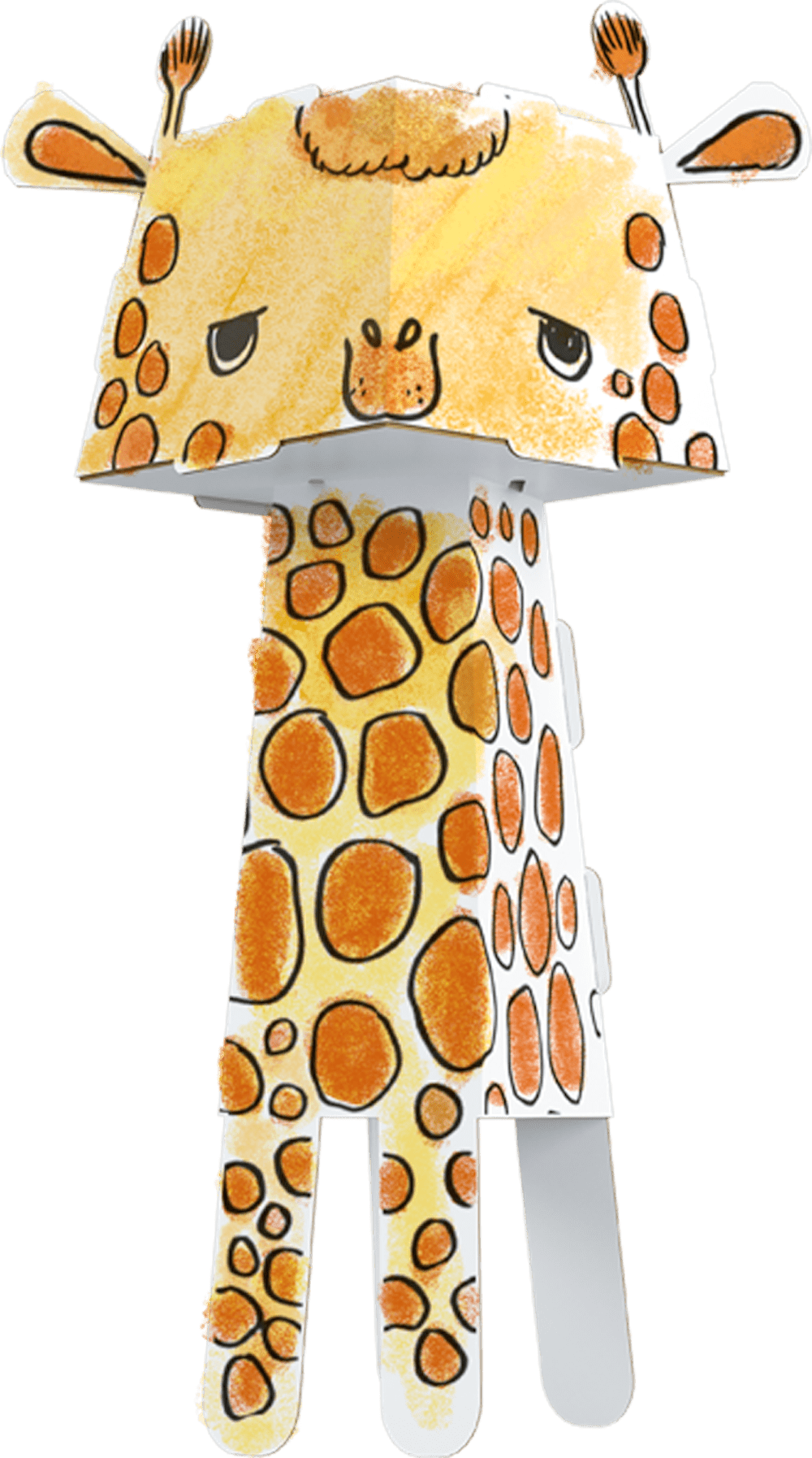 Monumi Cube Head – Giraffa