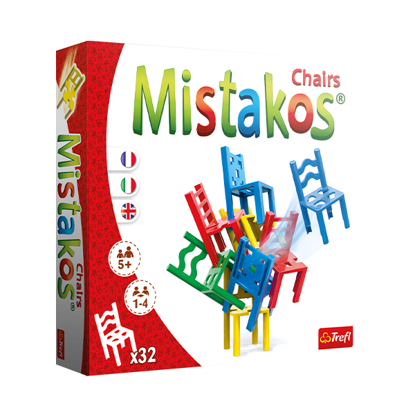 Mistakos Chairs - scatola gioco di abilità Trefl