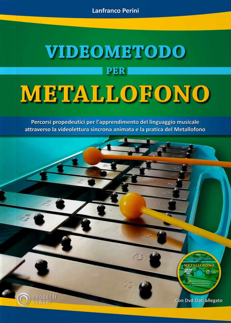 Copertina di Videometodo per metallofono, di Lanfranco Perini - Progetti Sonori