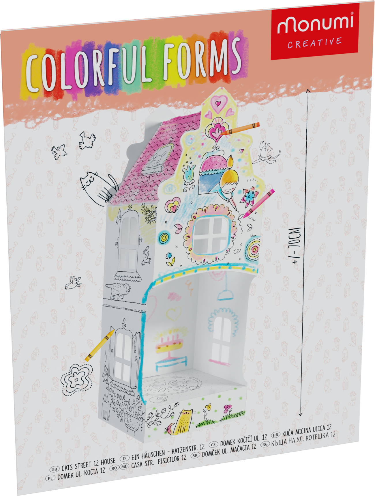 Monumi Colorful Forms – Casa dei gatti
