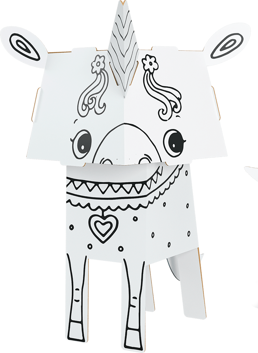 Monumi Mini Cube Head – Unicorno