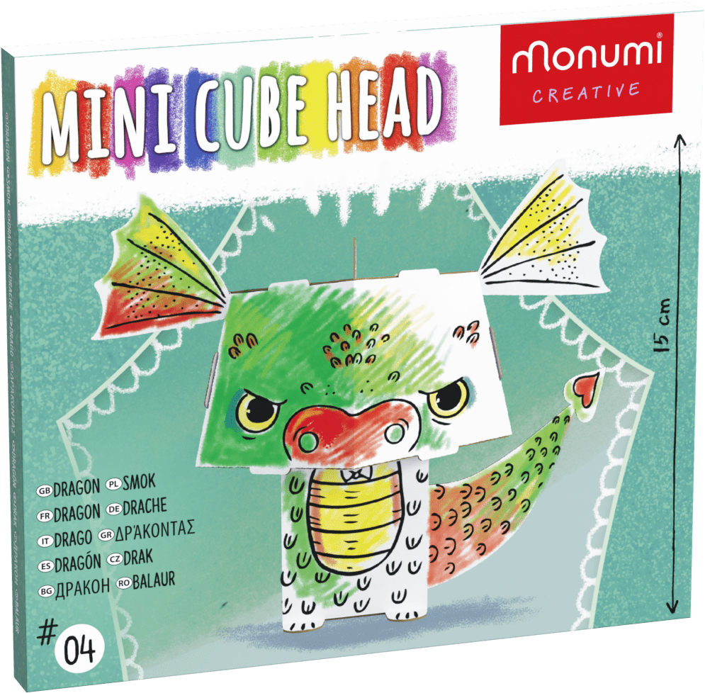 Monumi Mini Cube Head – Drago