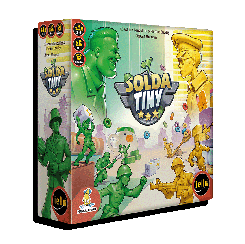 Solda-Tiny - wargame tascabile con soldatini di plastica, Mancalamaro