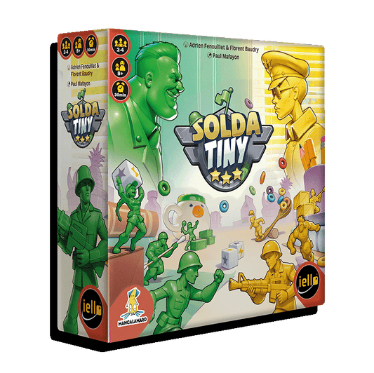 Solda-Tiny - wargame tascabile con soldatini di plastica, Mancalamaro