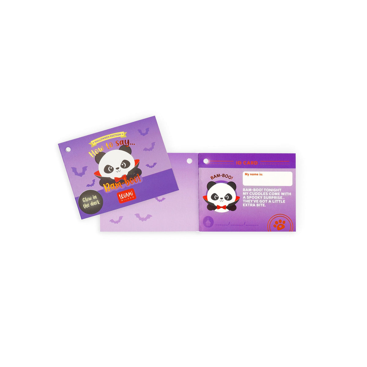 Peluche Super Soft Mini Panda Bam-Boo Halloween Legami