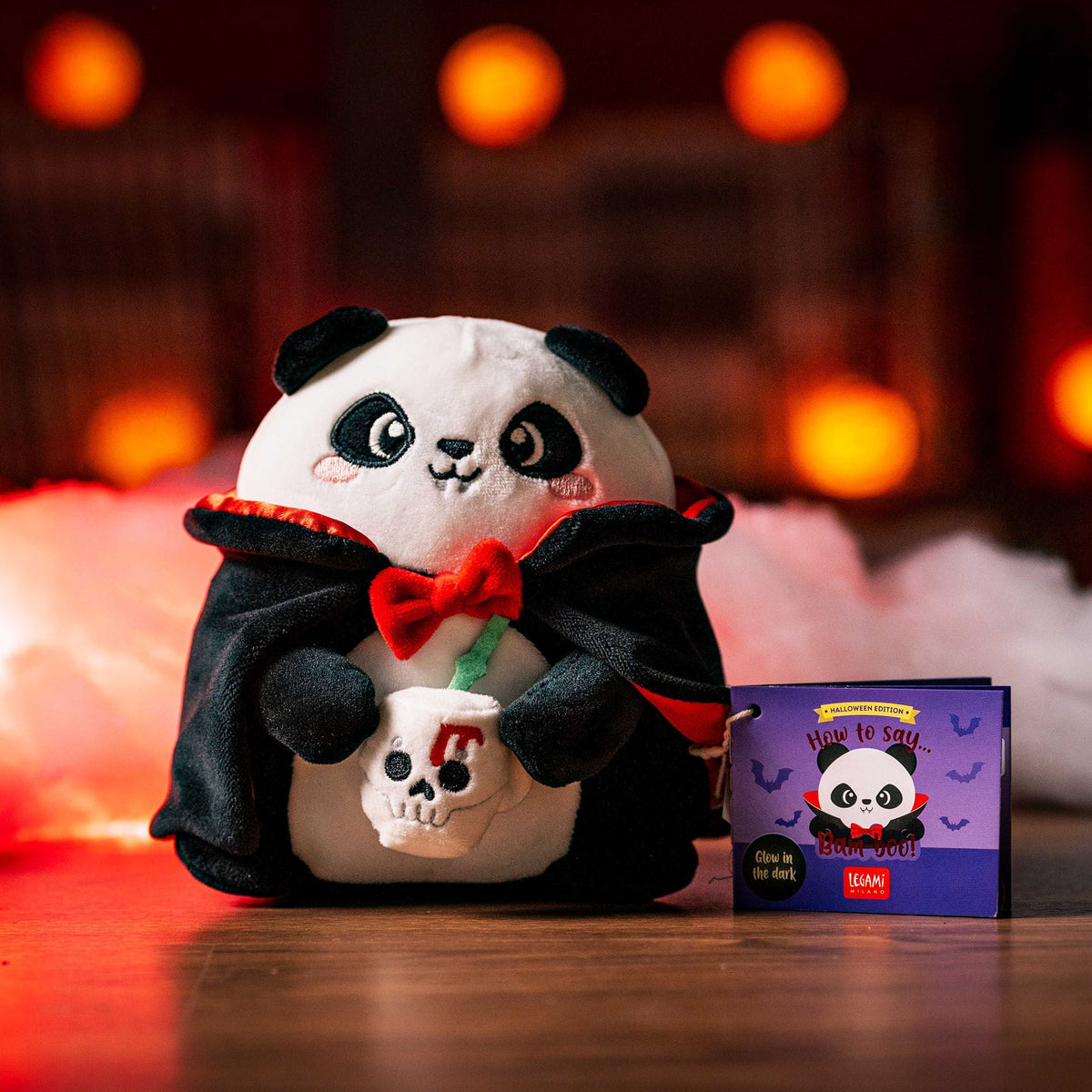 Peluche Super Soft Mini Panda Bam-Boo Halloween Legami