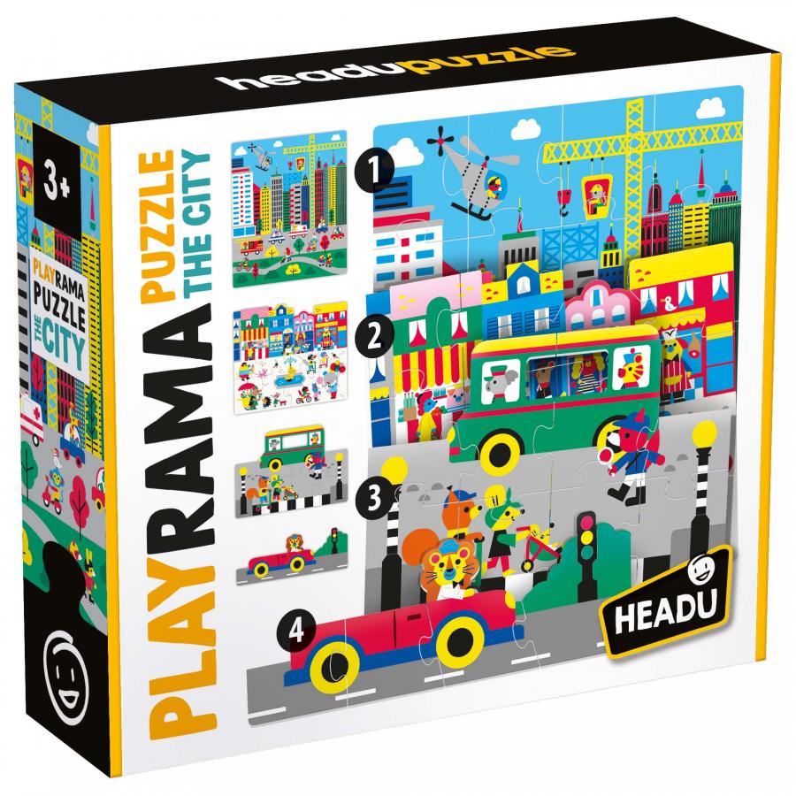 Playrama Puzzle - The City