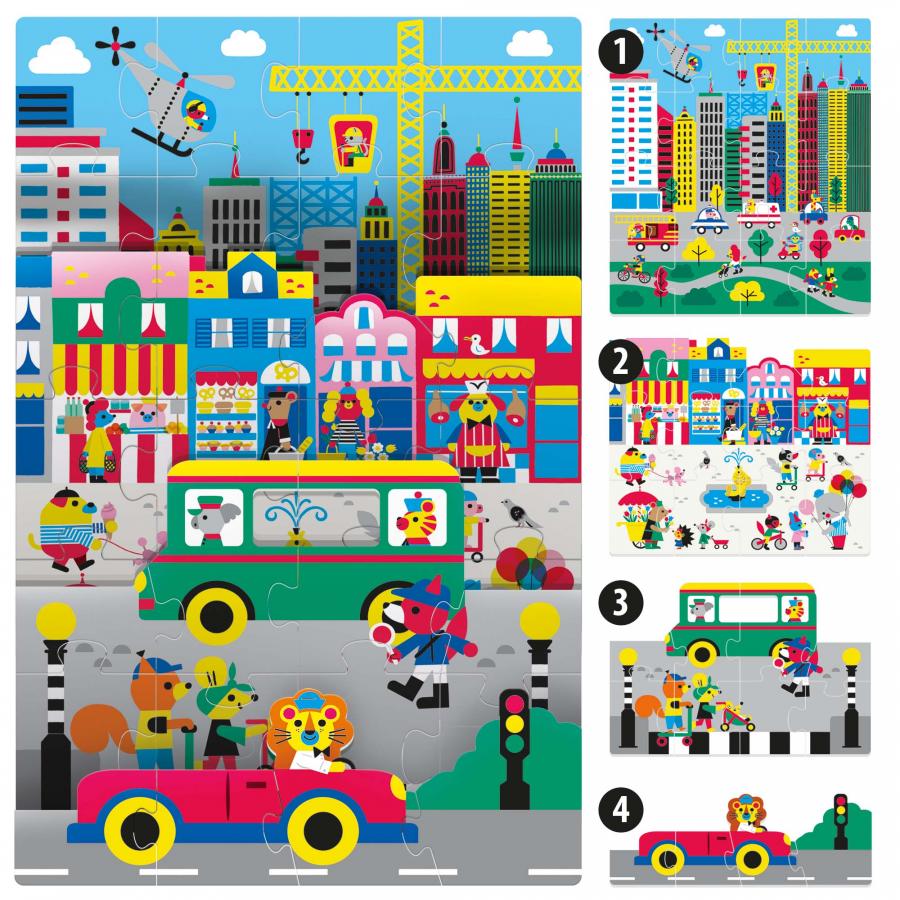 Playrama Puzzle - The City