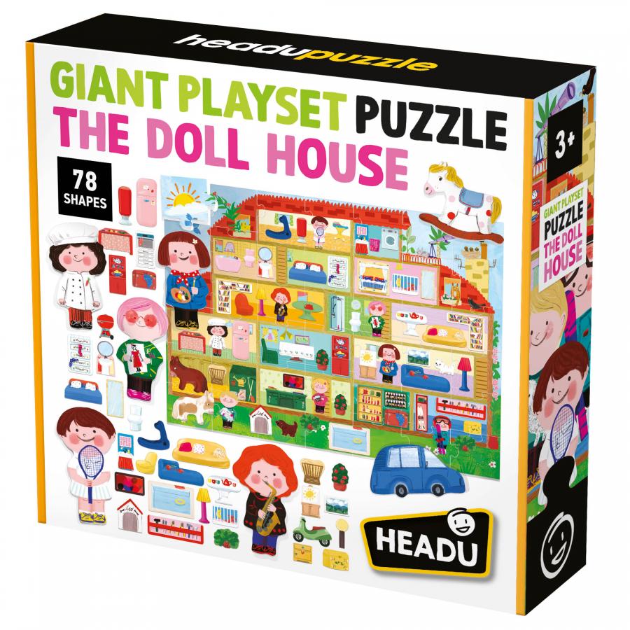 Giant Playset Puzzle - The Doll House