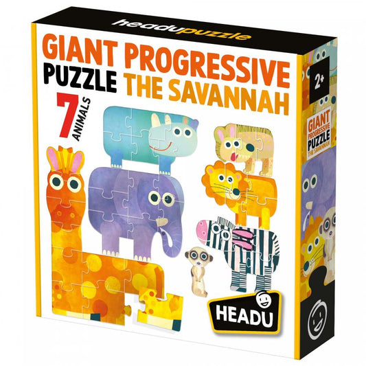 Giant Progressive Puzzle - The Savannah
